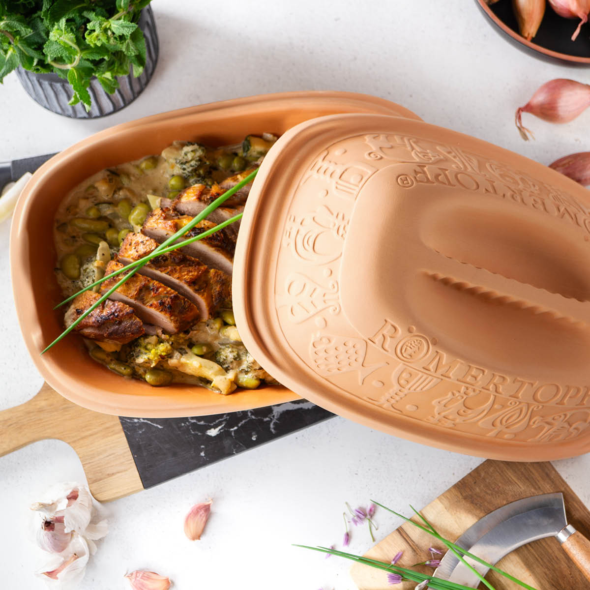 Römertopf Classic lergryta 4 pers