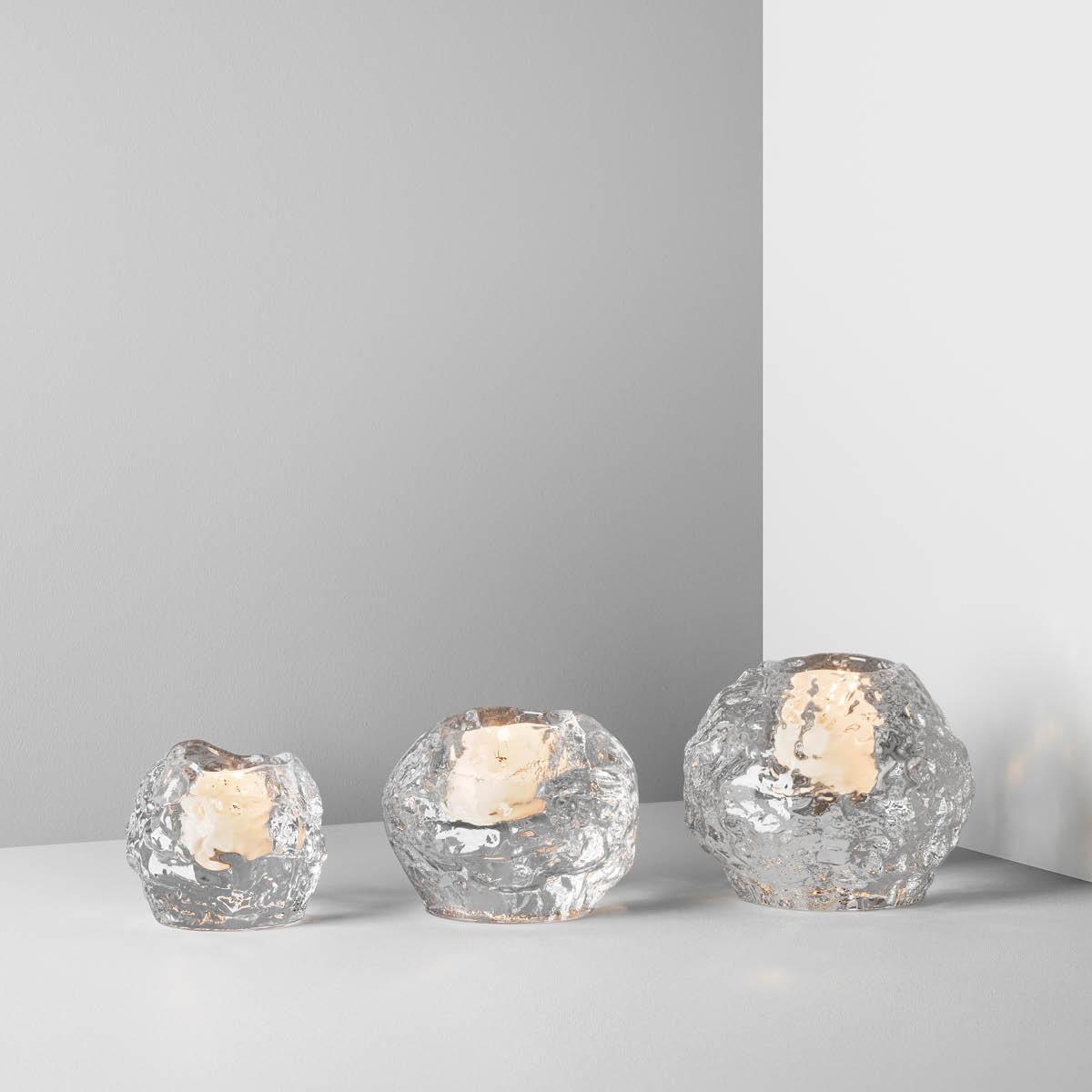 Kosta Boda Snowball Ljuslykta 6 cm