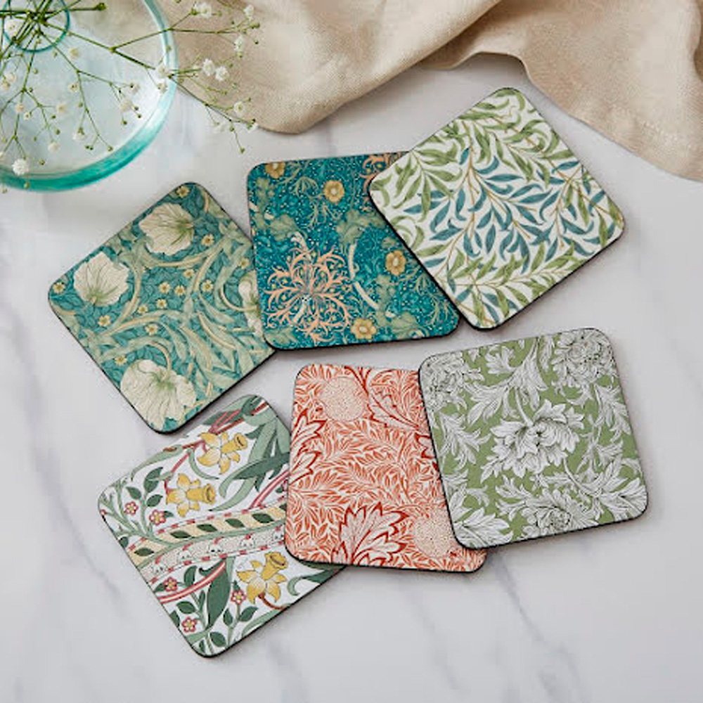 Morris & Co Glasunderlägg 6-pack Mix & Match