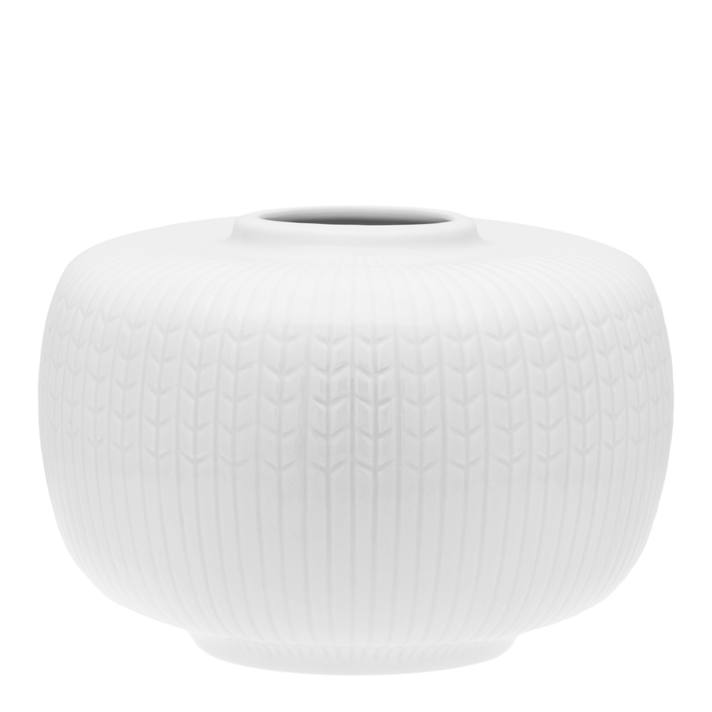 Rörstrand Swedish Grace vas 13x9 cm snö/vit