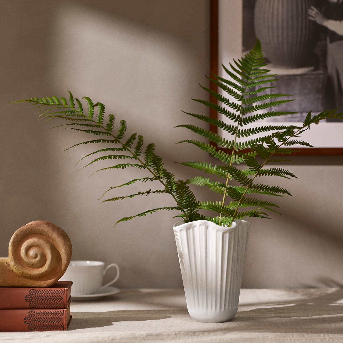 Kähler Hammershøi Unfold vas 16,5 cm vit