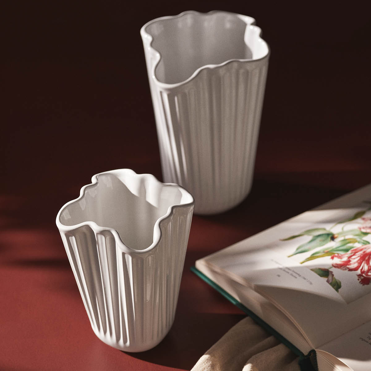 Kähler Hammershøi Unfold vas 16,5 cm vit