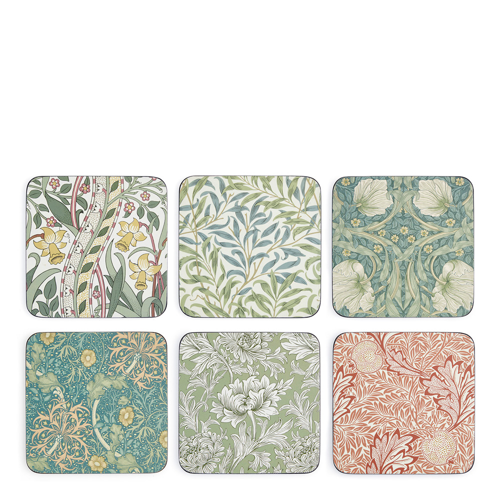 Morris & Co Glasunderlägg 6-pack Mix & Match