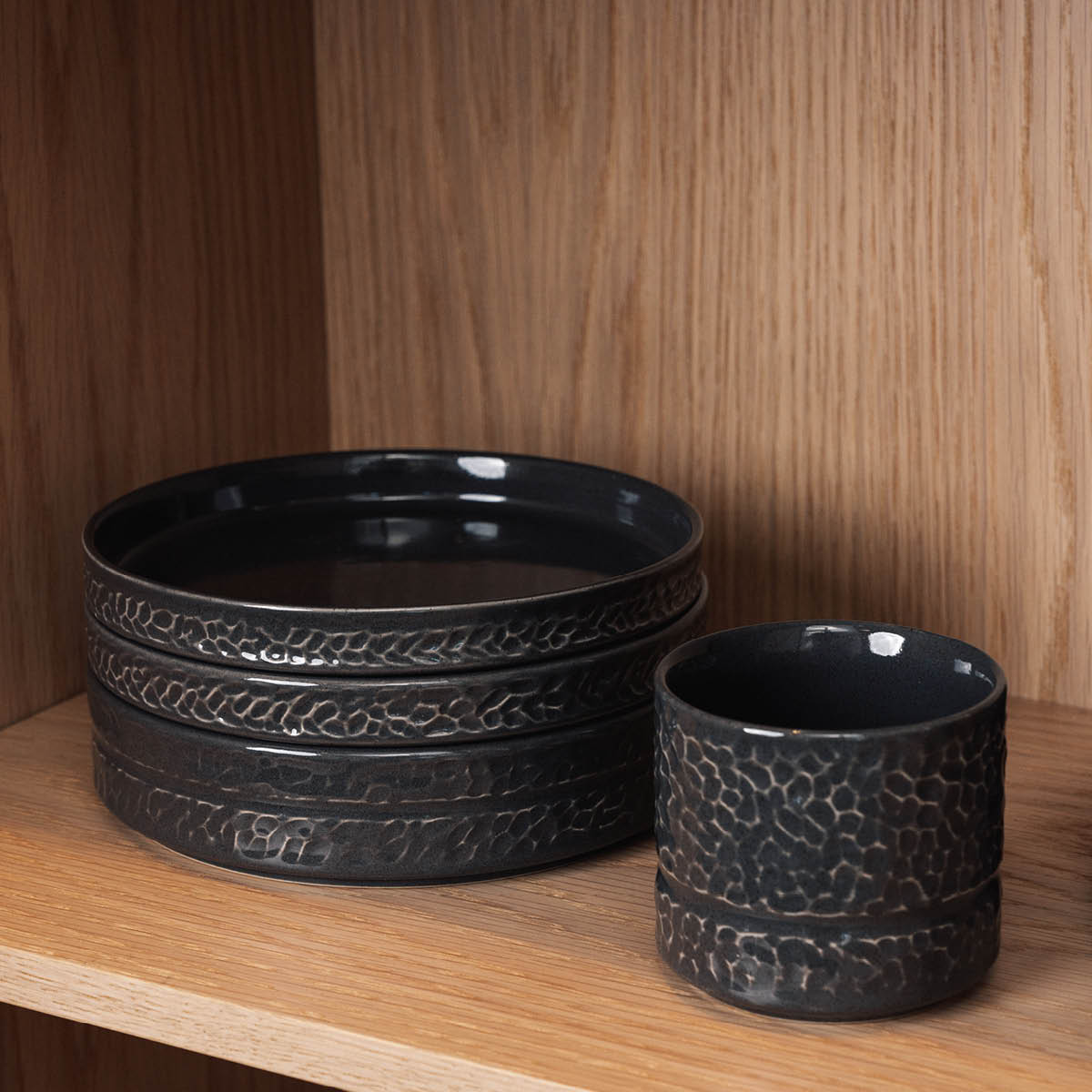 Vargen & Thor Servisen C assiett 17,2 cm 4-pack antracit