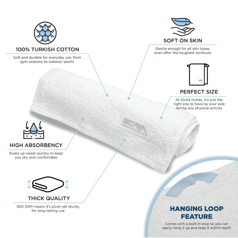 Premium Cotton Sweat Towel
