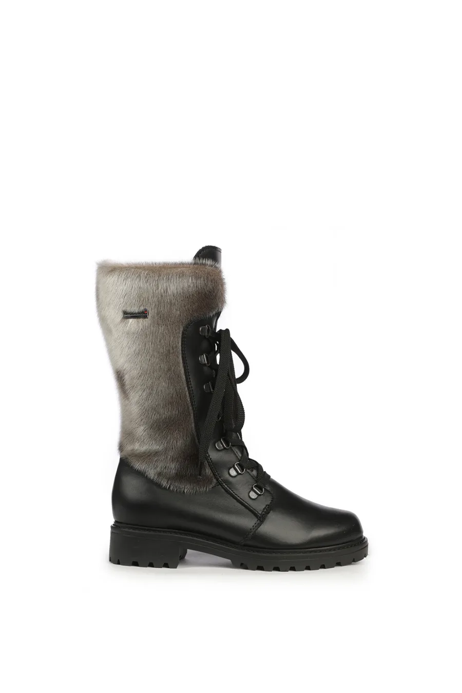 Bottes en fourrure de Loup Marin naturel - Emma