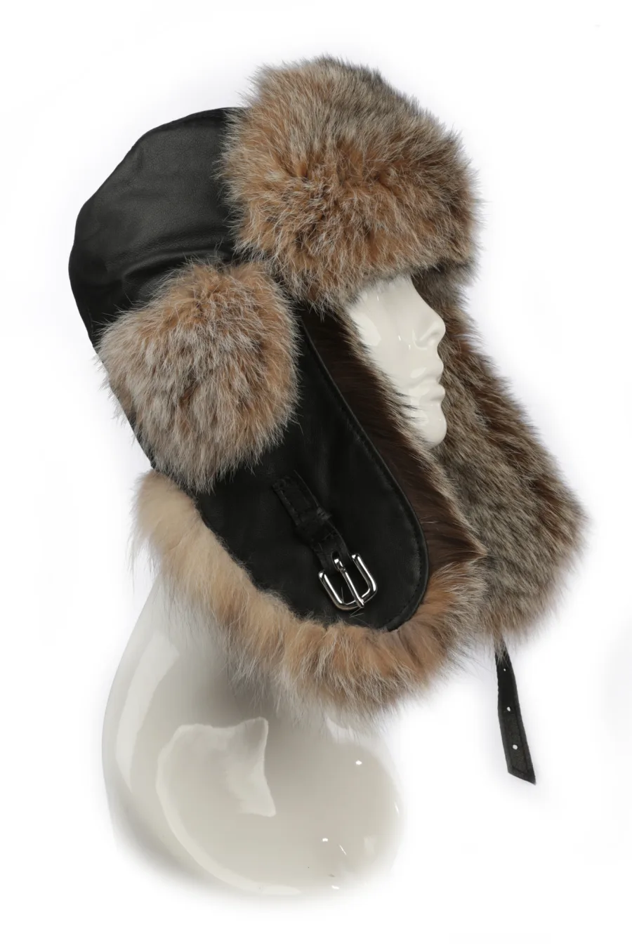 Chapeau en fourrure de Lynx - Aviateur