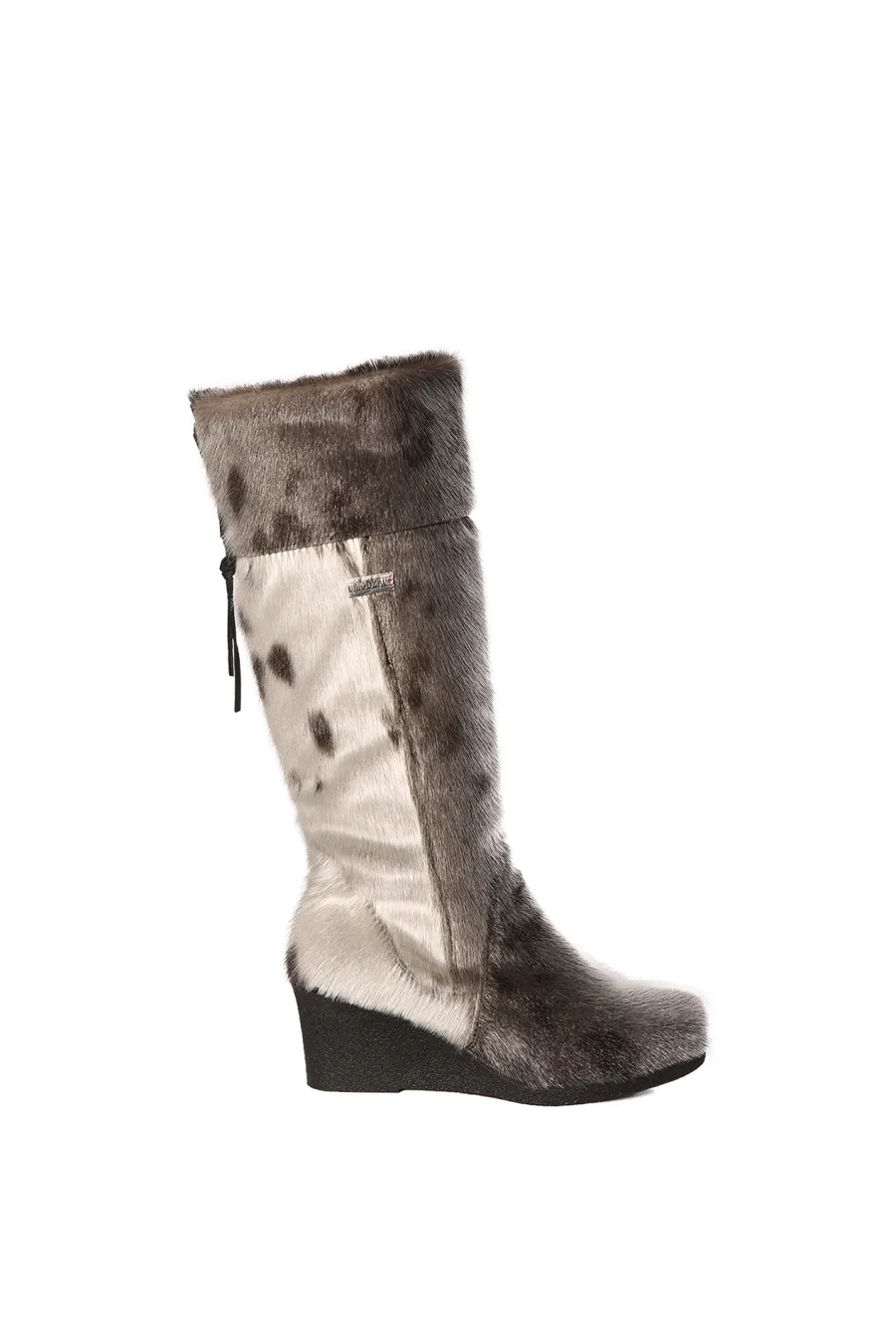 Bottes en fourrure de Loup Marin naturel - Noueva