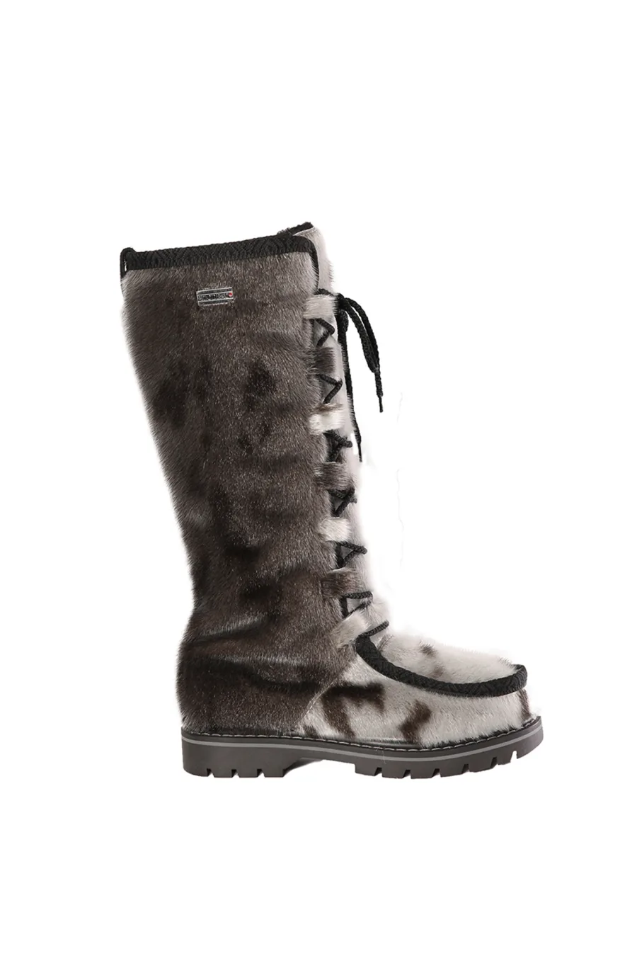 Bottes en fourrure de Loup Marin naturel - Clara
