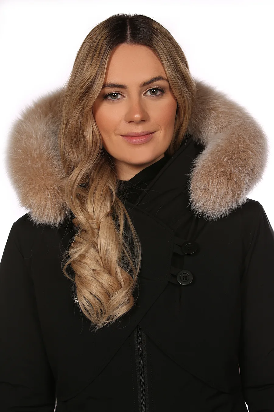 Bande en fourrure de Renard Blush (28 PO)