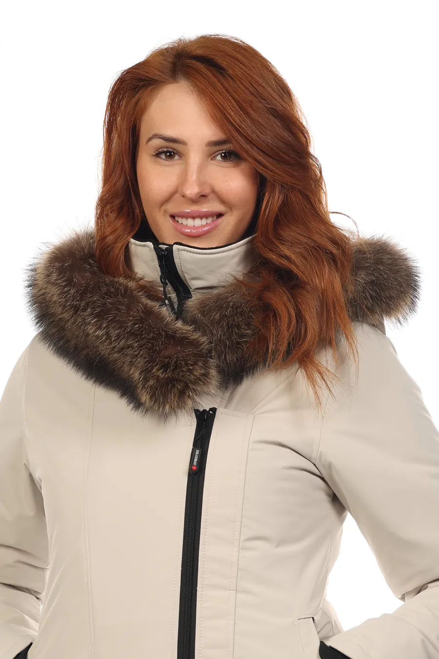 Bande en V fourrure de Raton Laveur