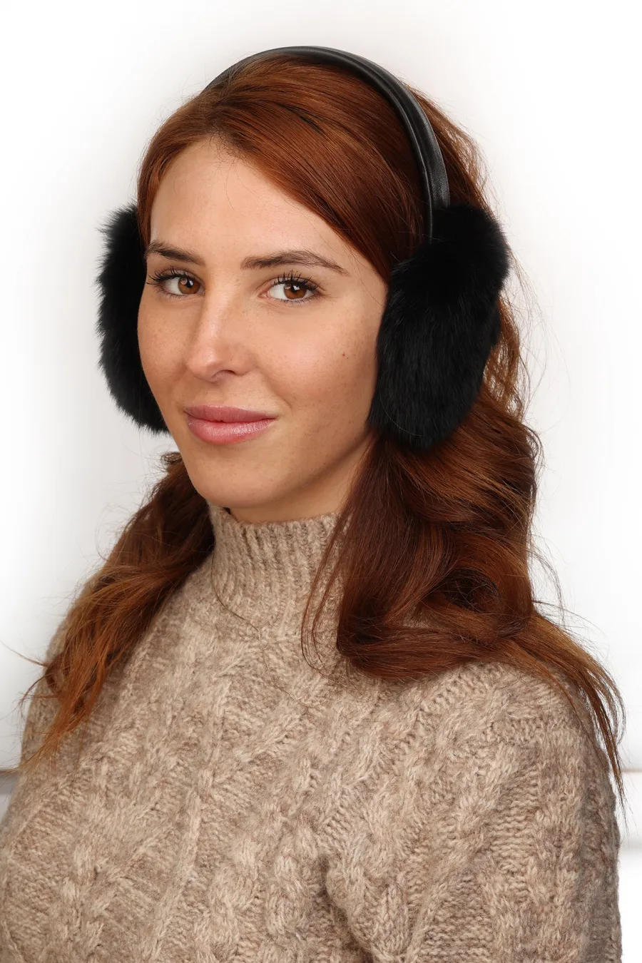 Cache-oreille en Lapin noir