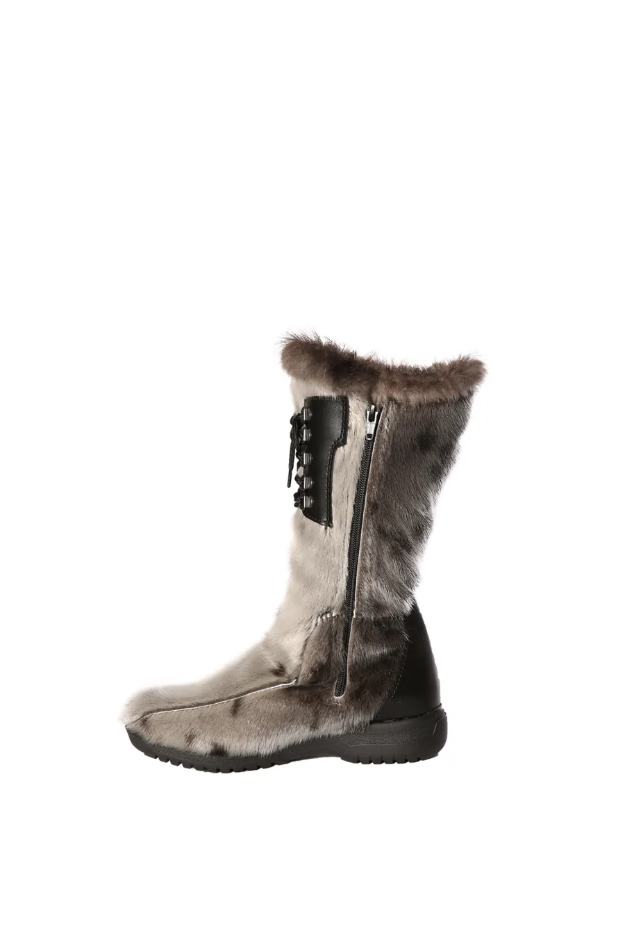 Bottes en fourrure de Loup Marin naturel - Kaminak