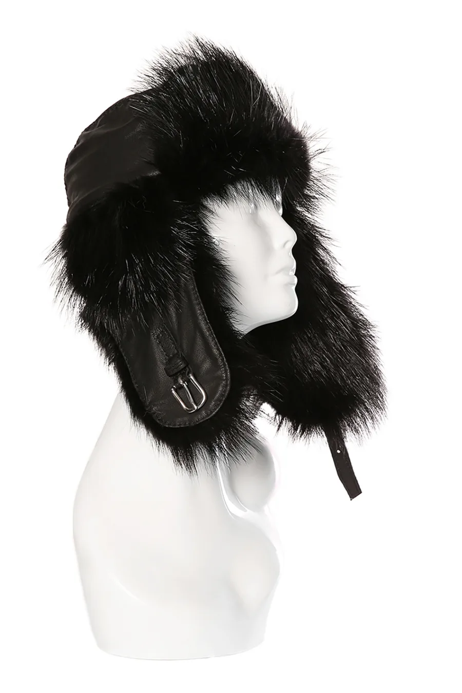 Chapeau en fourrure de Castor noir - Aviateur