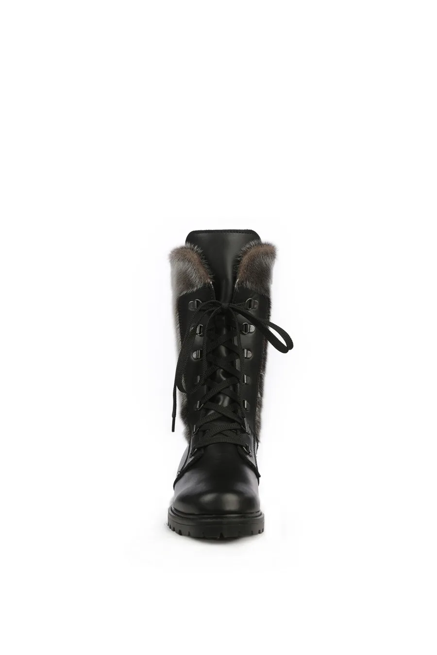 Bottes en fourrure de Loup Marin naturel - Emma
