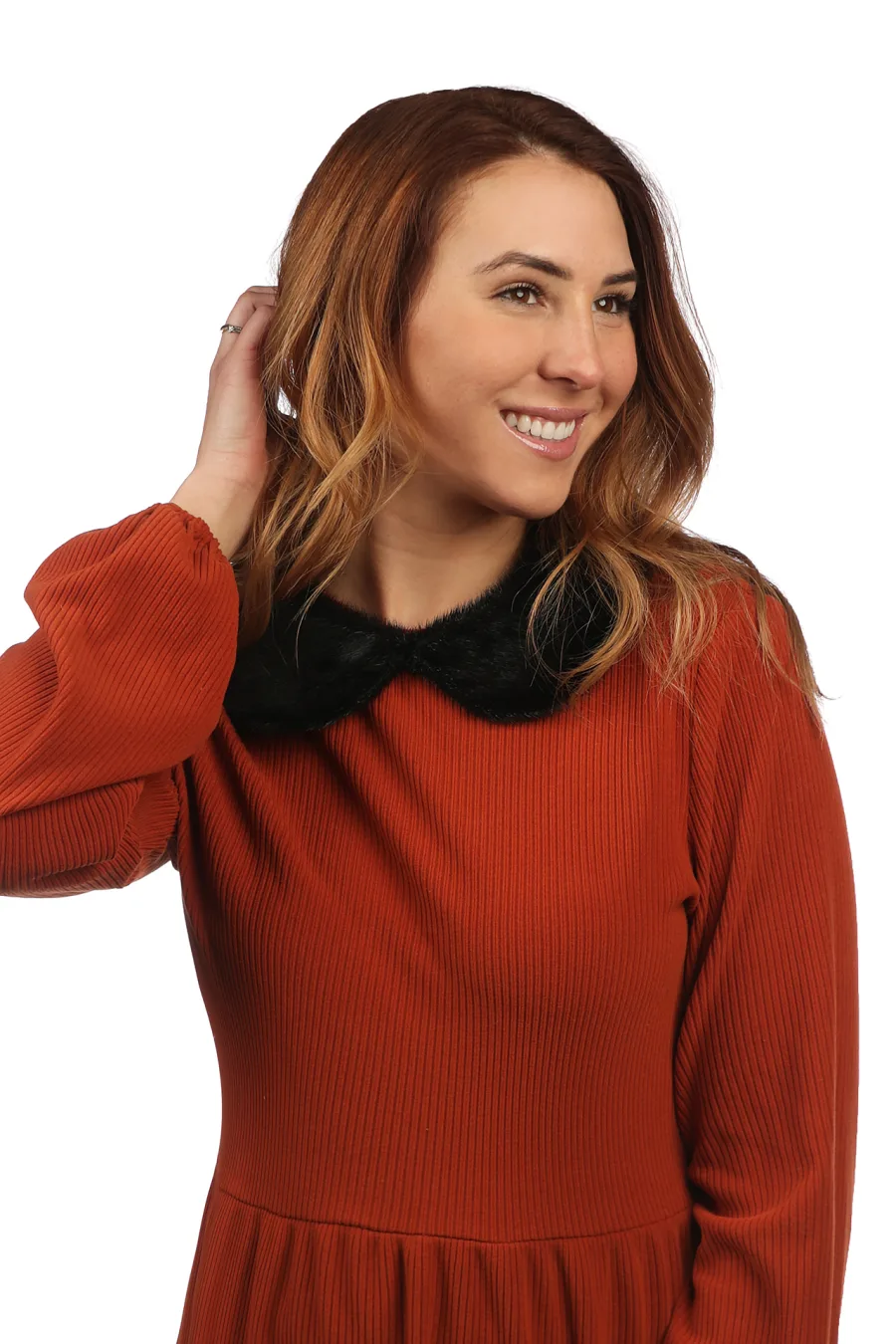 Col Claudine en Loup Marin noir