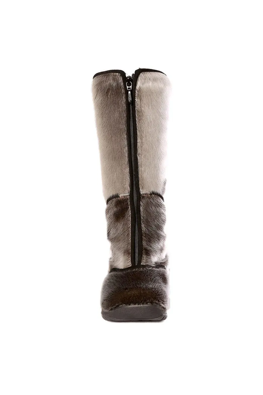 Bottes en fourrure de Loup Marin naturel - Kiona