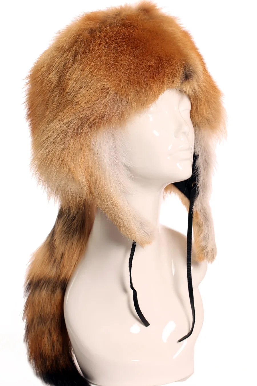 Chapeau en fourrure de Coyote patte/queue - Trappeur