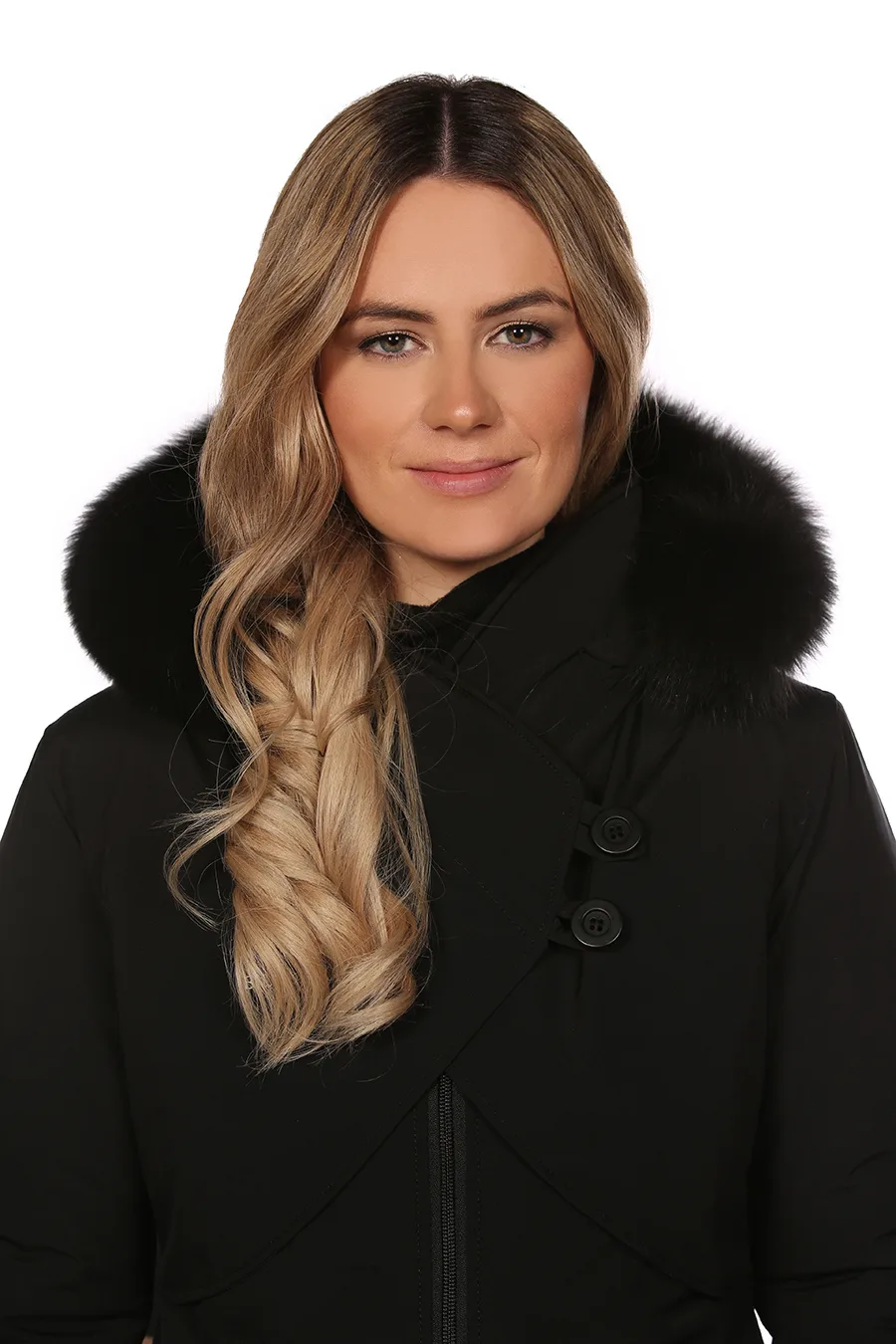 Bande en fourrure de Renard Noir (28 PO)