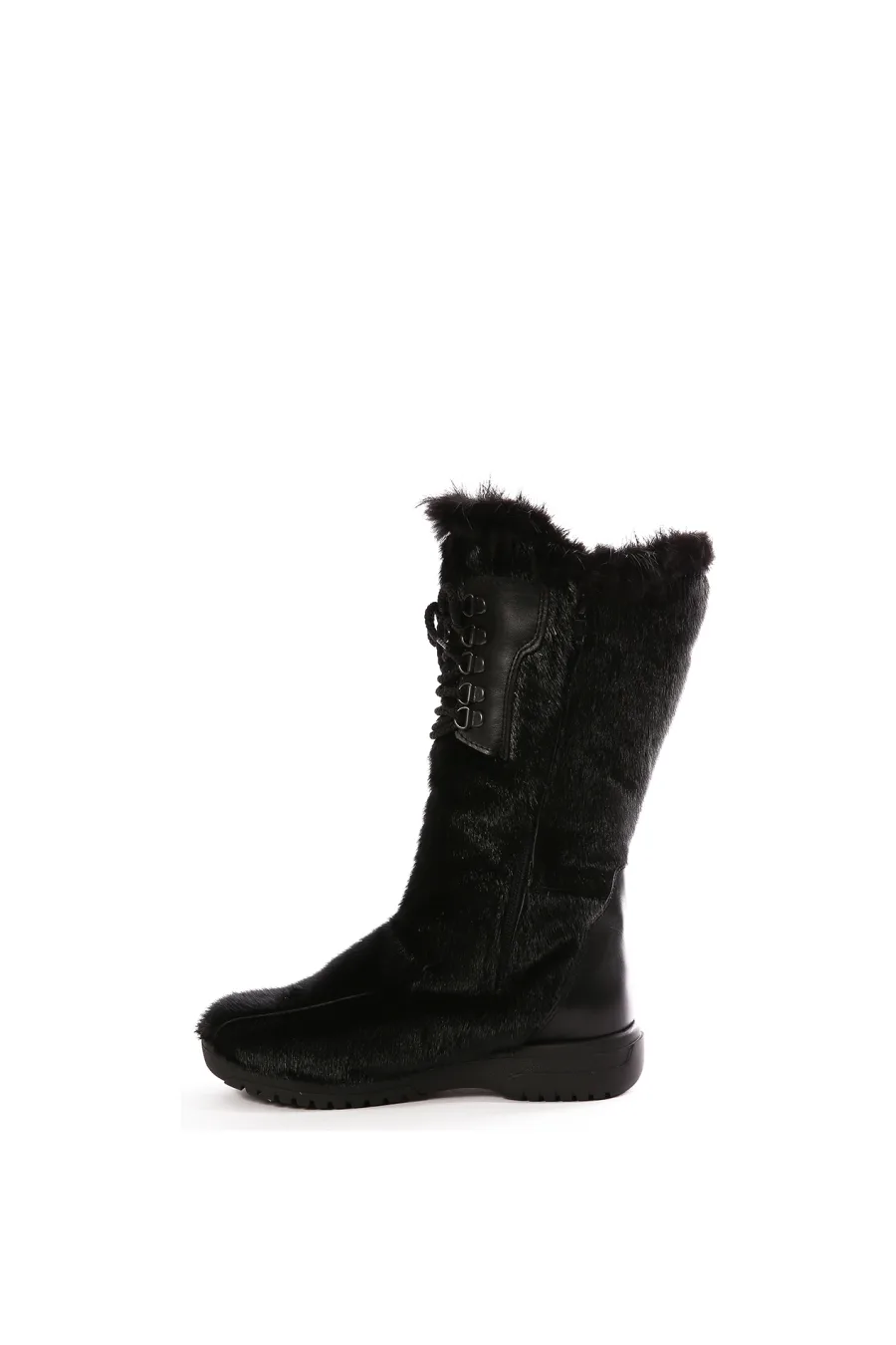 Bottes en fourrure de Loup Marin noir - Kaminak