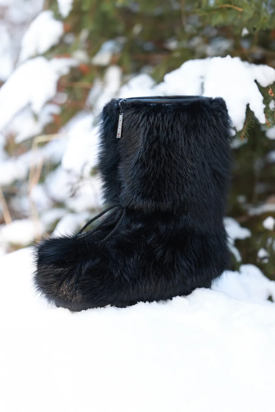 Bottes en fourrure de Castor noir - Blizzard