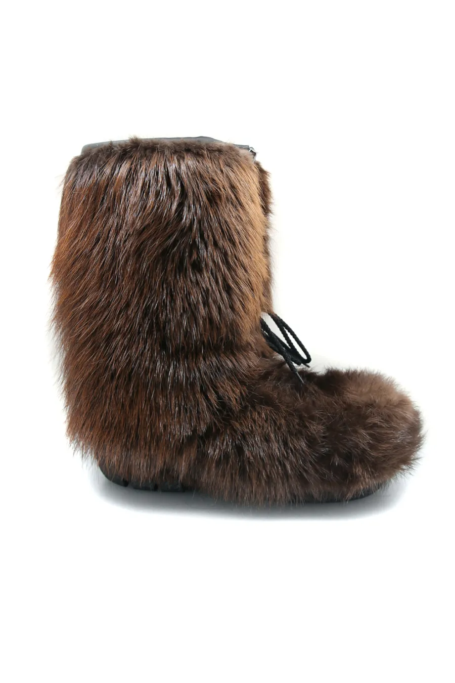 Bottes en fourrure de Castor naturel - Blizzard