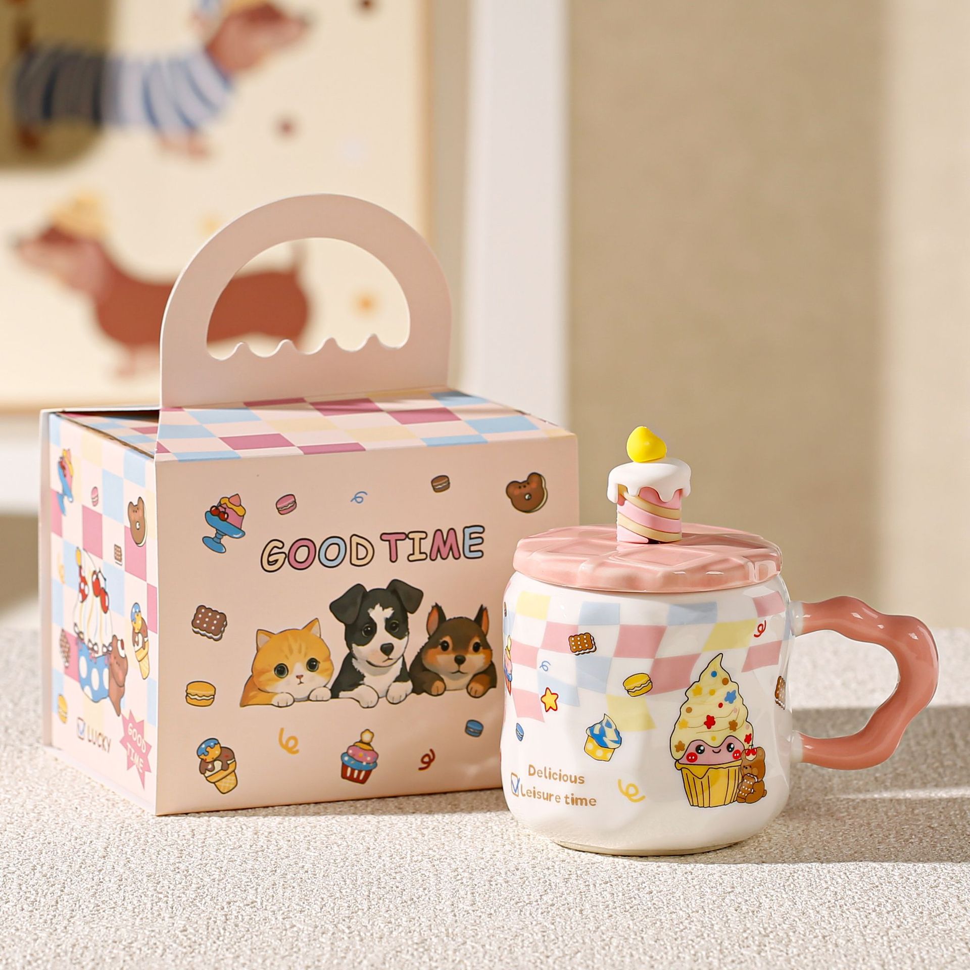 Dessert-Themed Ceramic Mug