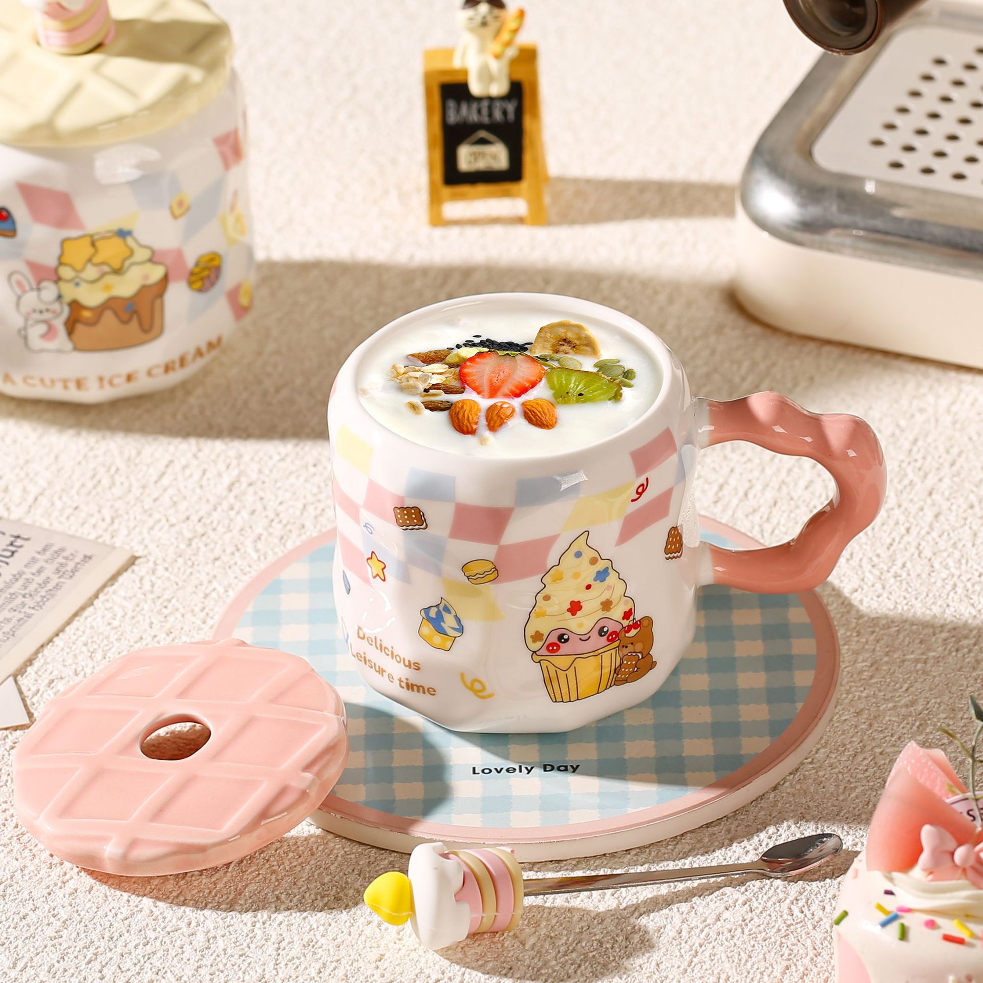 Dessert-Themed Ceramic Mug