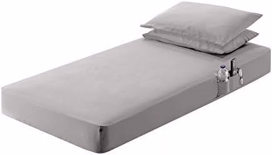 39"x80"x7" Deep /4 Piece Sheets Set, Color Platinum Silver,for Semi Highway Over The Road Sleeper Truck Cab,Airstreem,Bus,Boat & Motorhomes$$Bedding