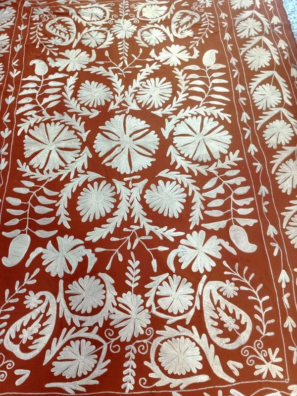 Art Deco 1-Piece Floral Flat Sheets, Full/Queen