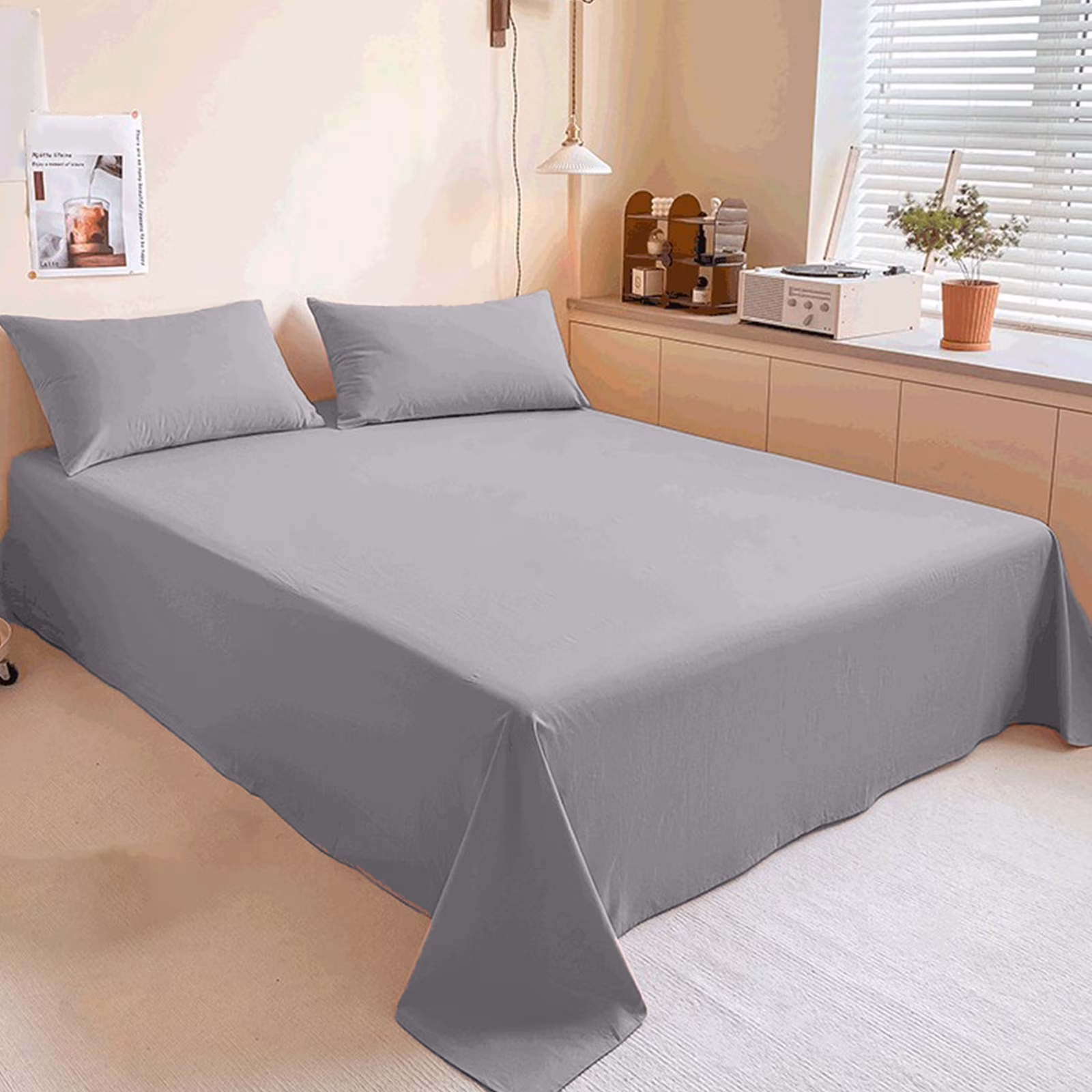 Deep Pocket Luxury Bedding, Sheets King Size, Bed Sheets High-end Hotel Sheets Luxurious Soft Quality Bedding Sheets Wrinkle-Free Fouling-Free