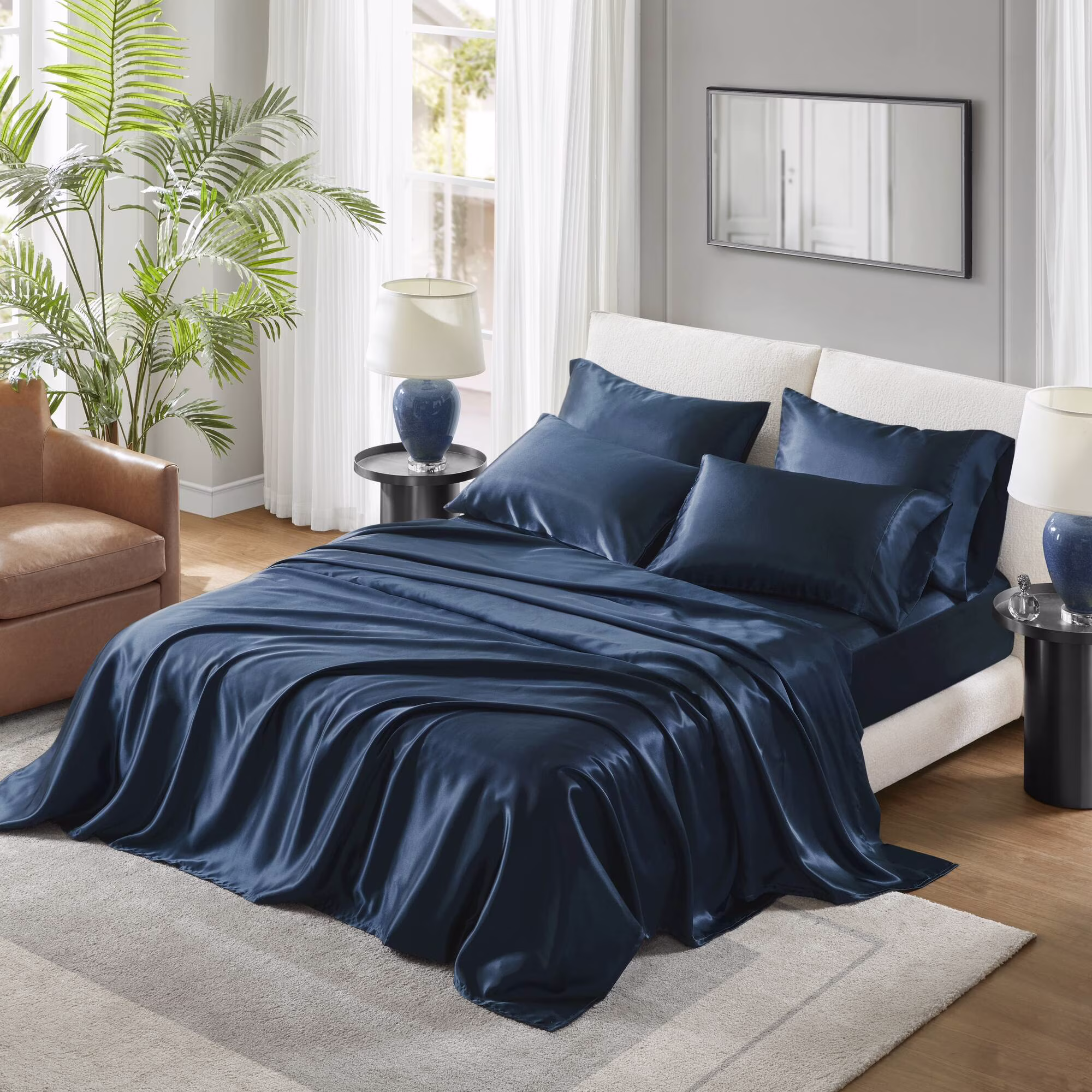 Satin Luxury Sheet Set Cal King