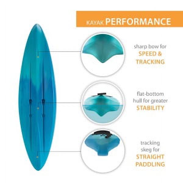 Lifetime Cruze 100 Sit-In Kayak - Bahama Fusion - 91097