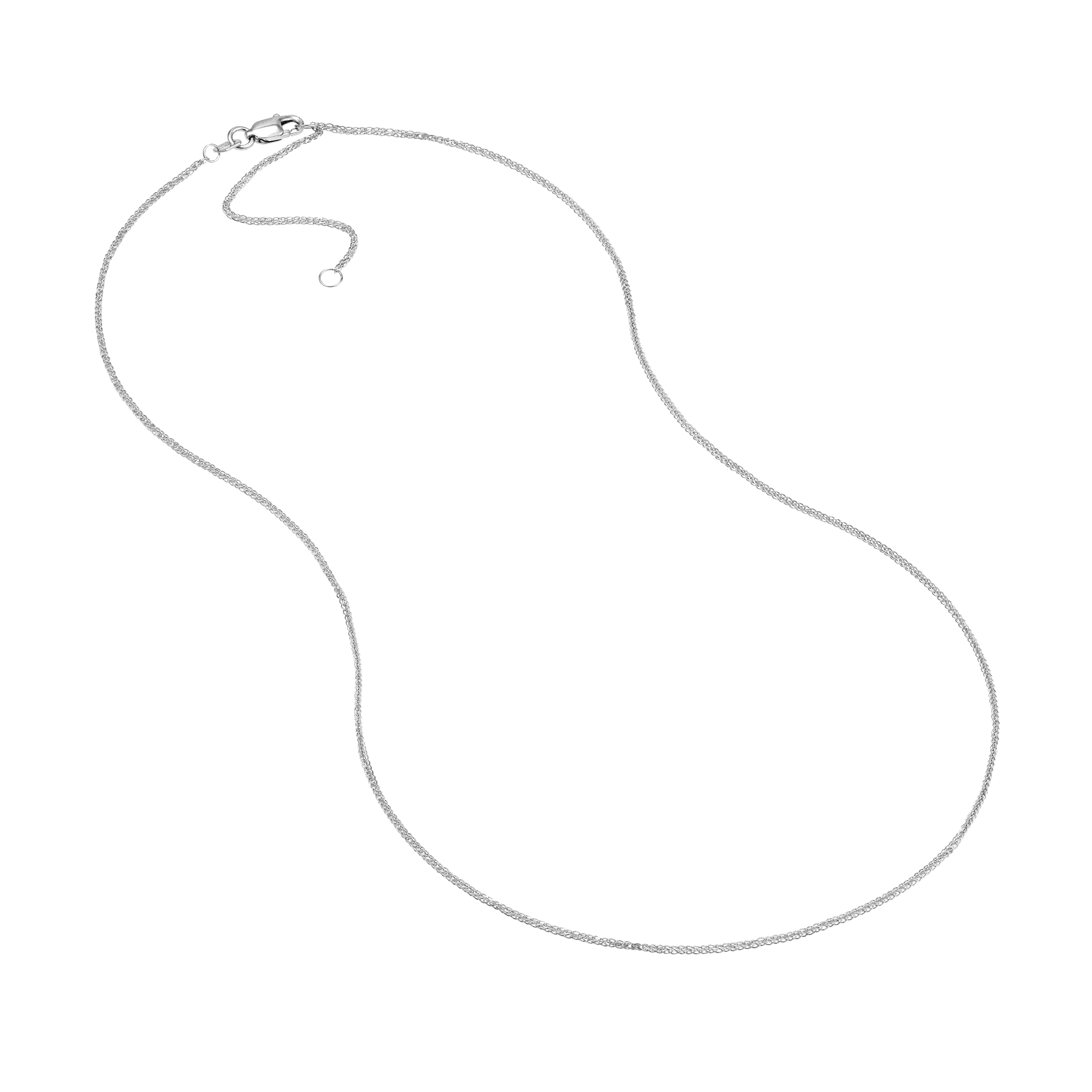 14K White Gold Men & Women's 18