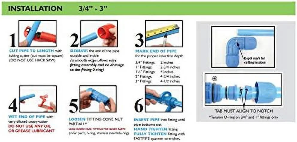 RAPID AIR FASTPIPE 90 DEGREE ELBOW FOR 1.5
