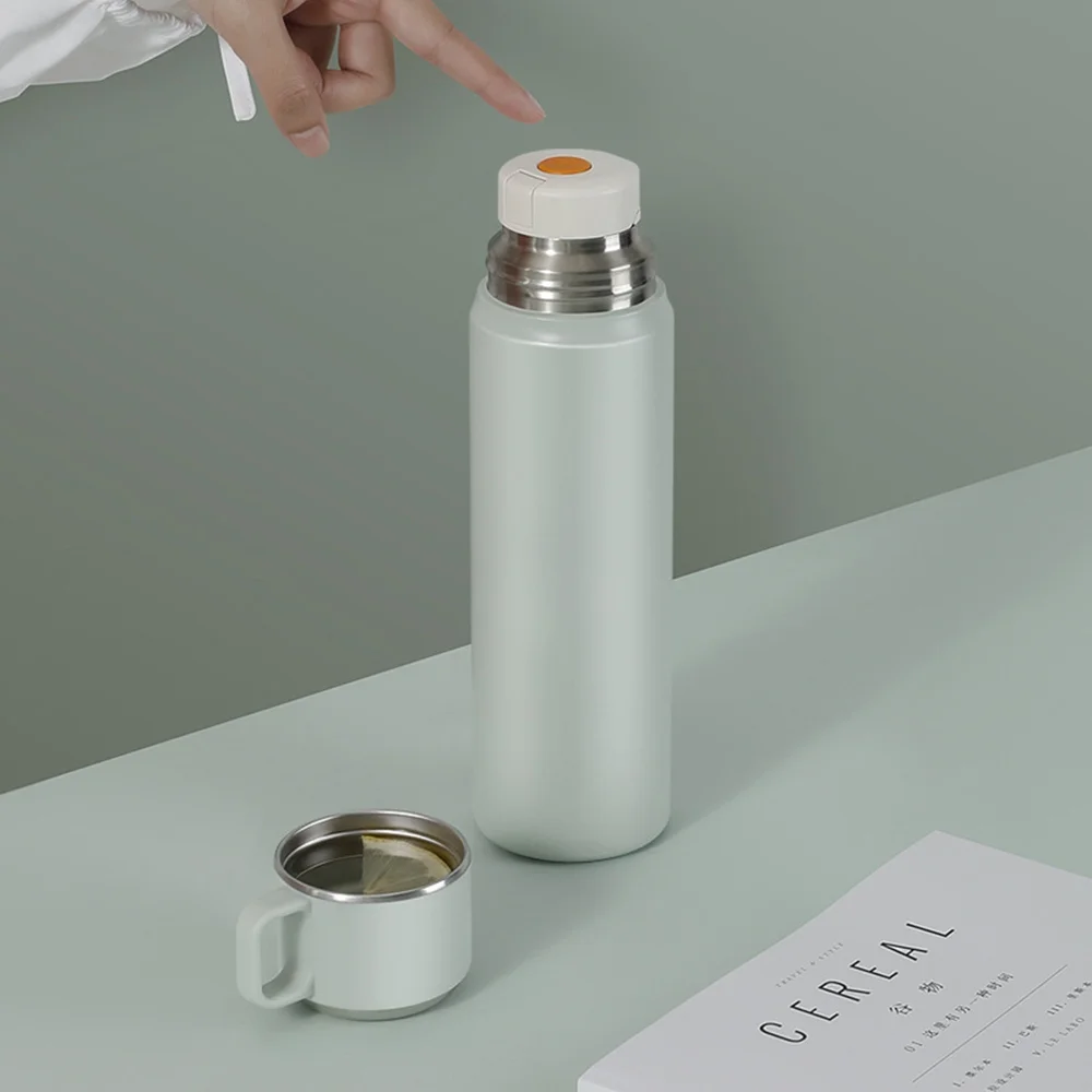 Thermos Water Bottle,19 Oz(550ml) Insulated Stainless Steel Bottle,Keeps Cold for 24 hours, Hot for 12 hours