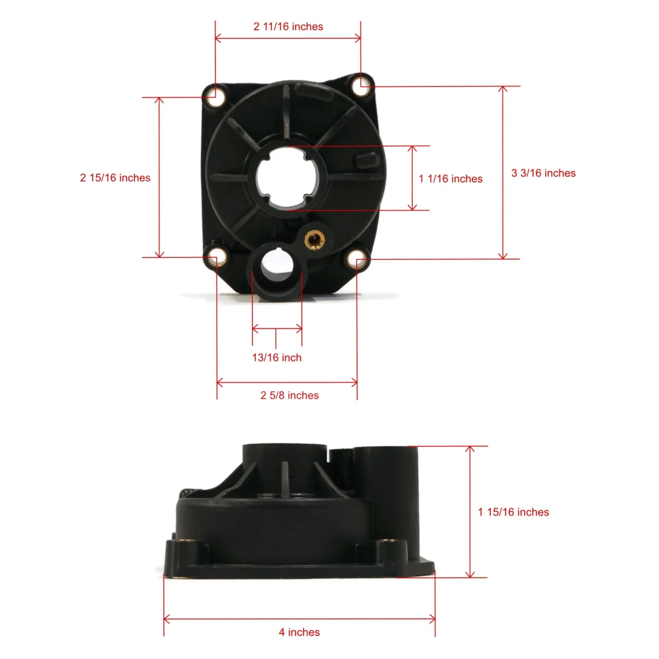 The ROP Shop | Water Pump Impeller Repair Kit For 1989 Evinrude 70 HP TE70TLCEM, TE70TLESF Boat