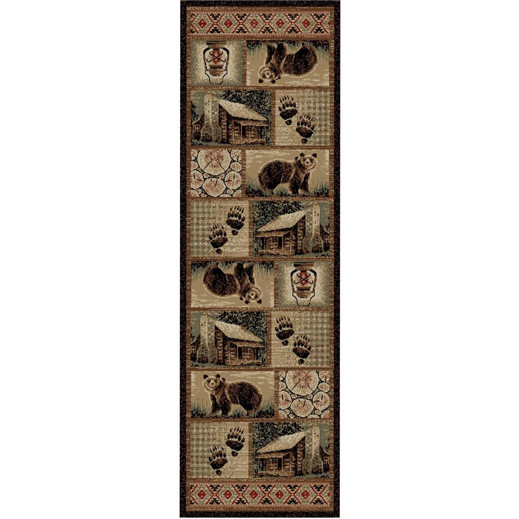 Mayberry Rug Hearthside Cabin Hideaway Lodge Area Rug 2'3