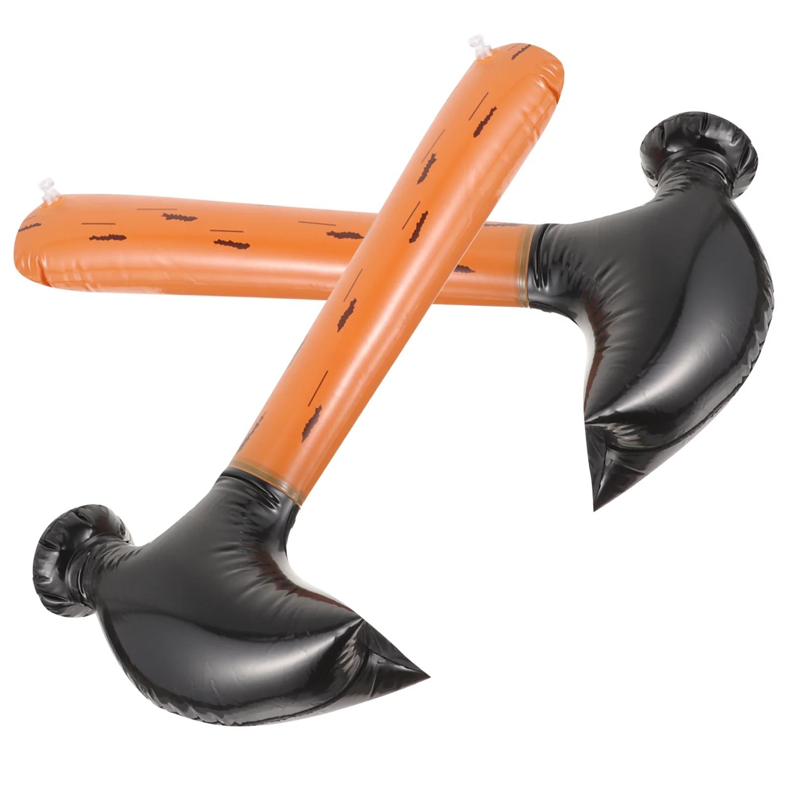 2 Pcs Inflatable Hammer Toy Huge Child Kids Toys Gavel Pvc