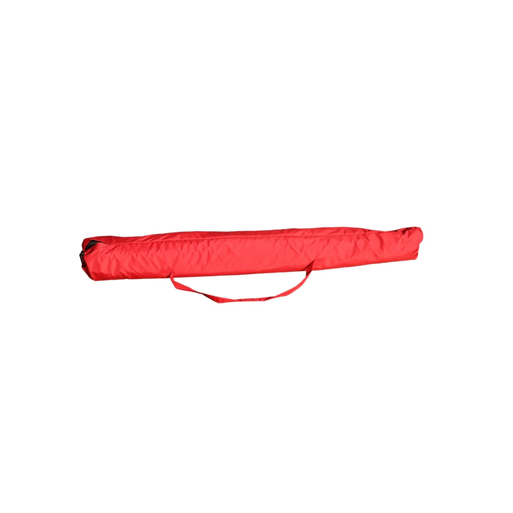 Red 9' Pole Umbrella with Carry Bag, Weather-Resistant Polyester Canopy, Crank Lever for Easy Open and Close