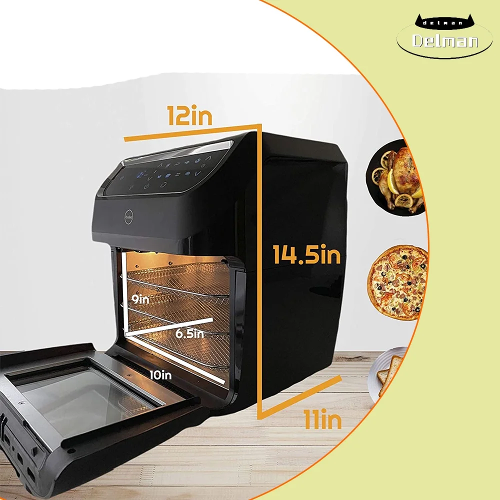 Digital Air Fryer,Air Fryer Oven with 8 Cooking Presets