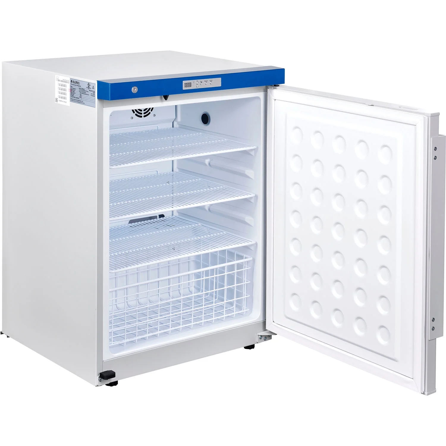 Undercounter Laboratory Refrigerator, Solid Door, 4.2 Cu.Ft.