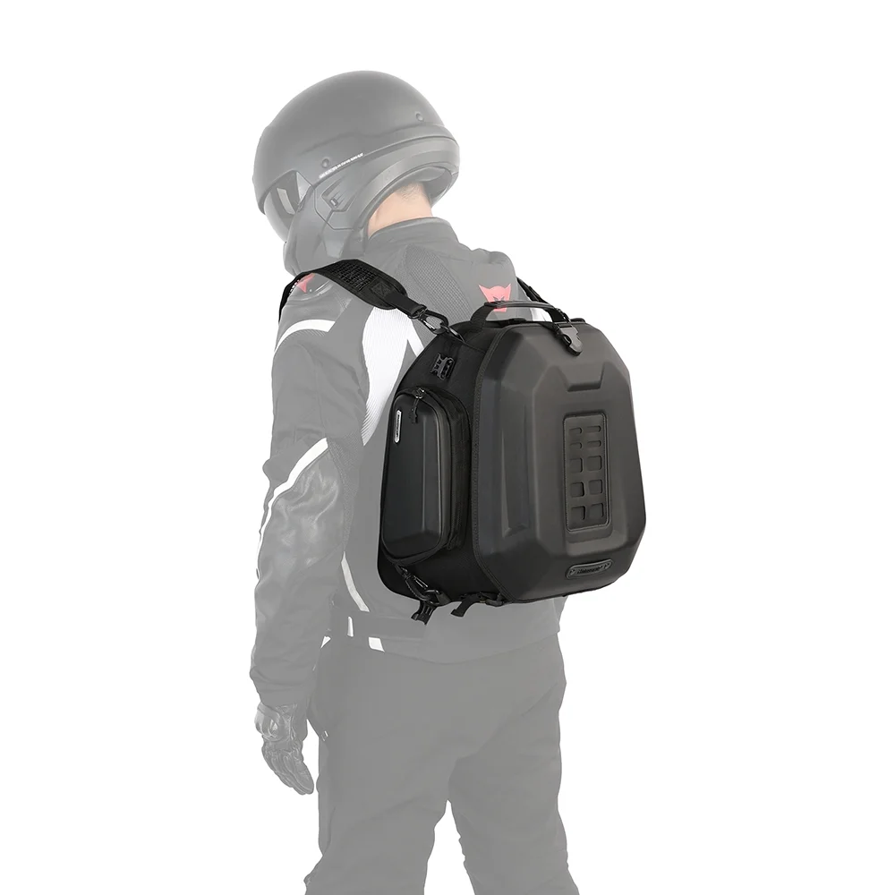 Rhinowalk Expandable Motorcycle Rearseat Bag 23-35L Large Capacity Motorcycle  Bag Universal Motorcycle Riding Rear Bag Motorcycle Tools Storage Rearseat Bag