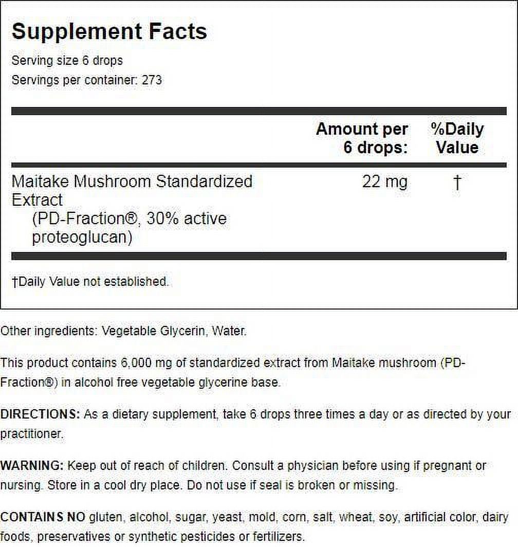 Maitake D-fraction Pro 4X 2 Oz