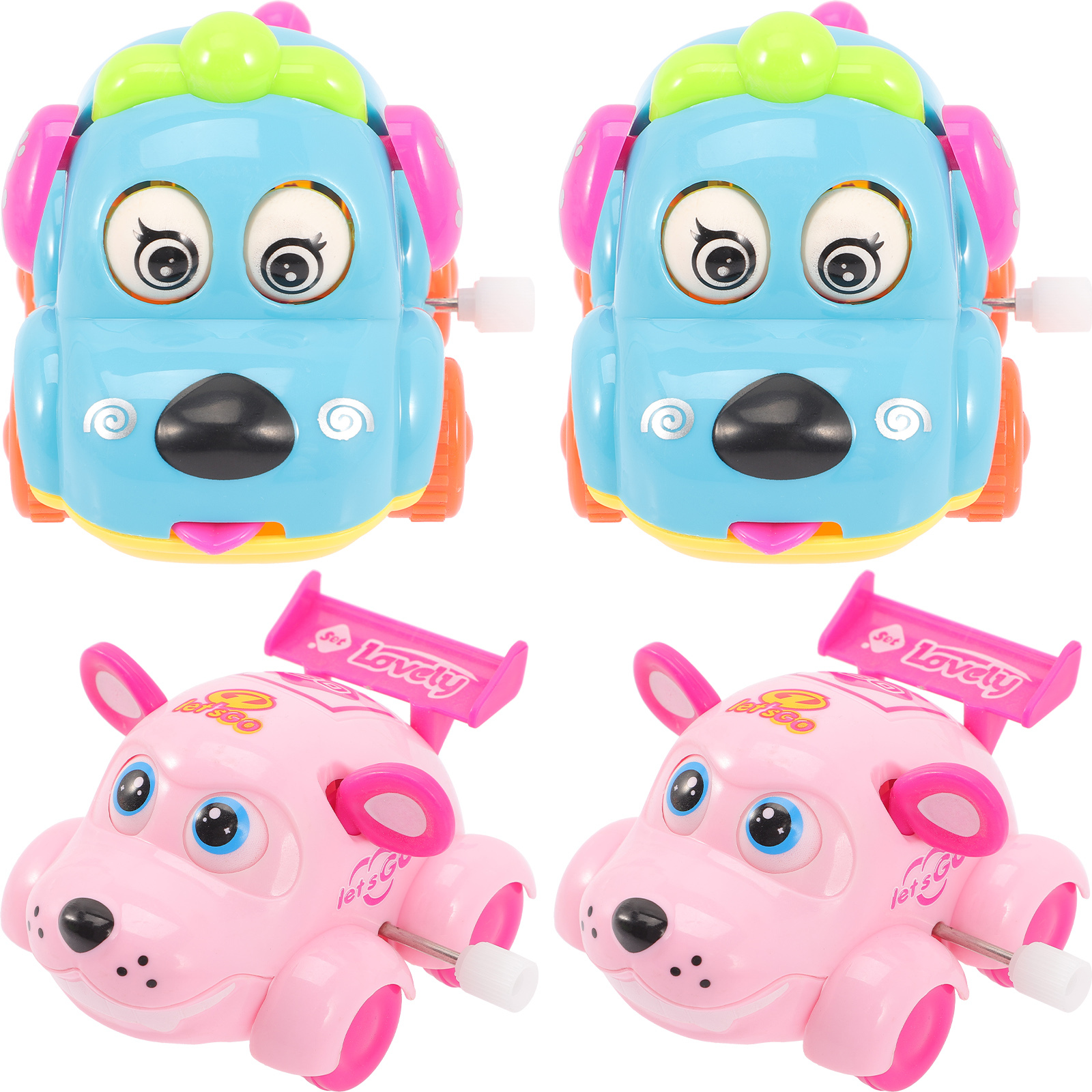 Boys Toys for Toddlers 16 Pcs Funny Wind up Cars Mini Plastic Baby Child