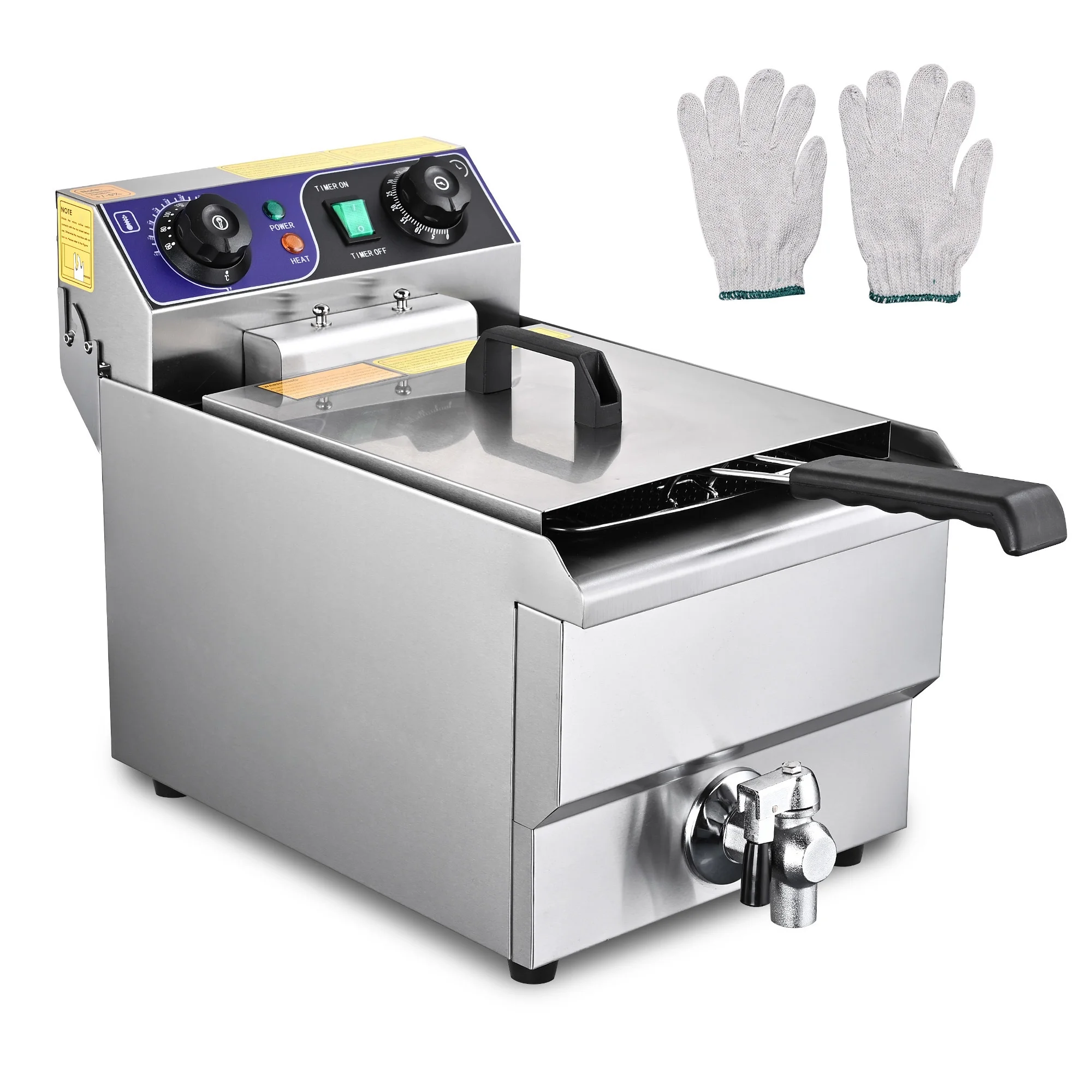 Professional 10L Fryer Machine with Timer Function - Fry Like a Pro