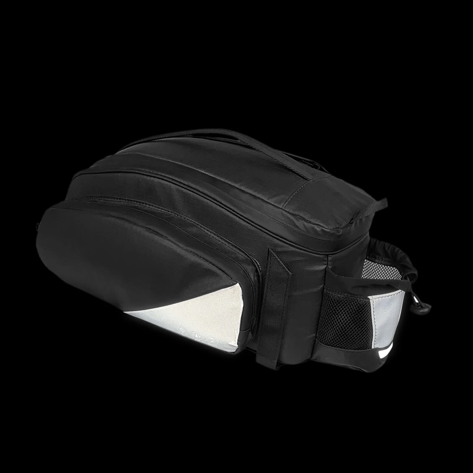 Polyester Bike Cargo Carrier Bag, Large Storage Space for Essentials