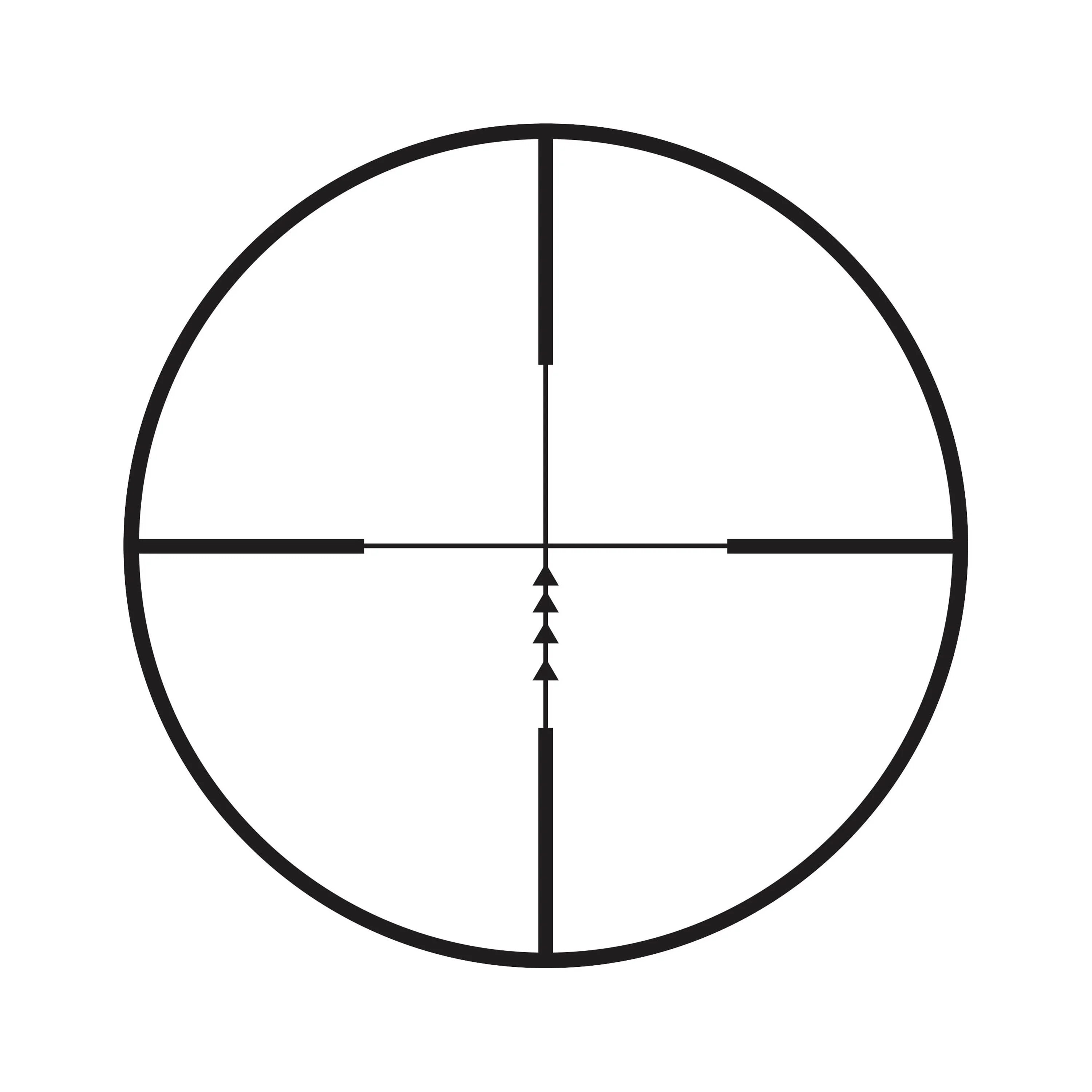 CenterPoint Tag BDC 4-16x40 mm, 4x magnification, Rifle Scope (Black), LR416AORG2