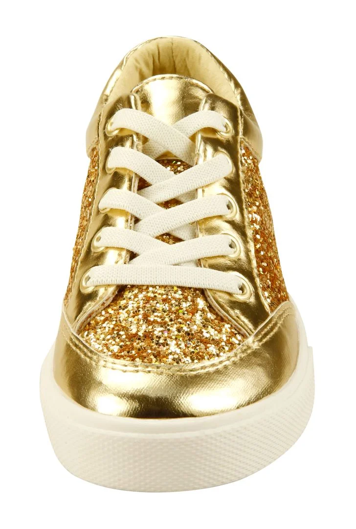 The Doll Maker Girl's Glittler Metallic Sneaker (Little Kid/Big Kid) - TD193008A-11