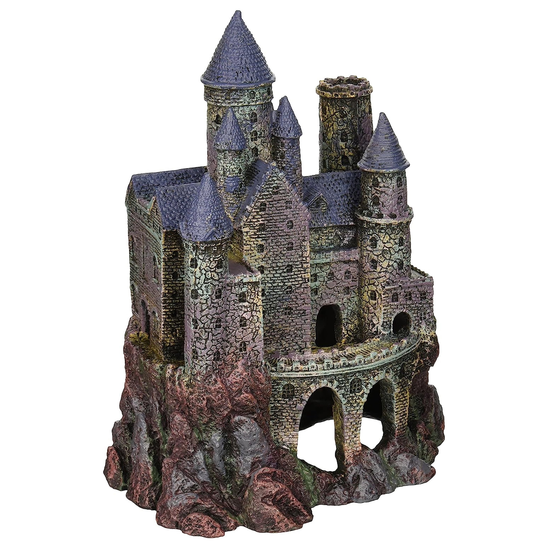Penn Plax Age-of-Magic Magical Castle Aquarium Decoration - Large
